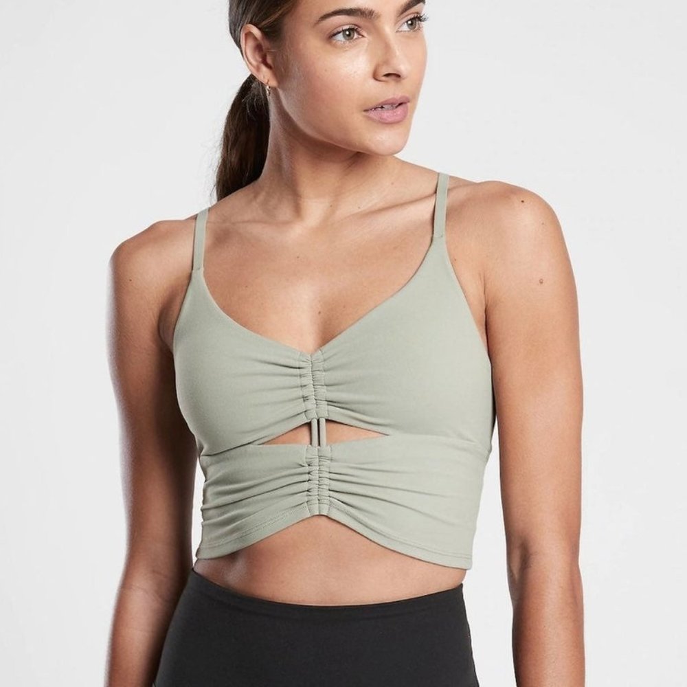 ATHLETA  Cinch Longline Bra - SMALL D-DD